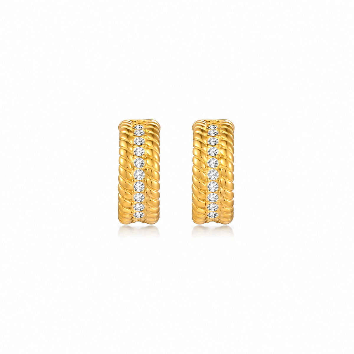 Chenal Pavé Hoops — Amaurine
