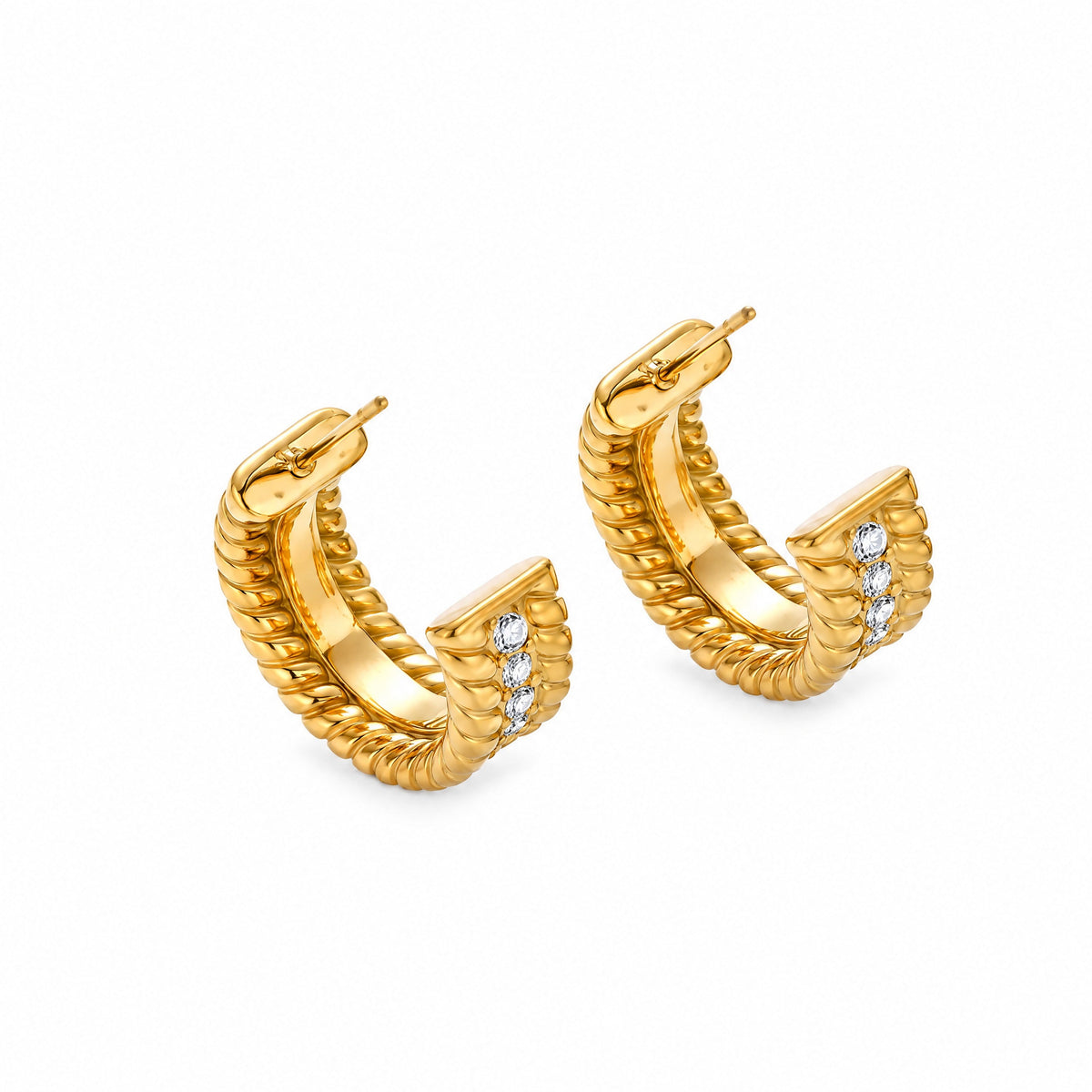 Chenal Pavé Hoops — Amaurine