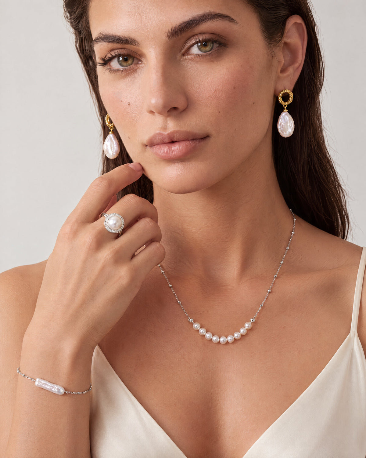 Cocarde Pearl Ring — Amaurine