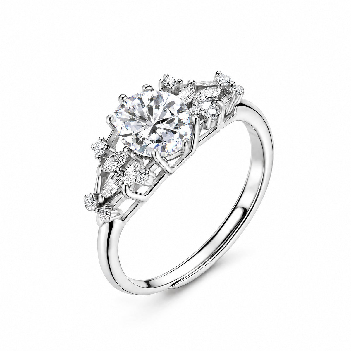 Feuillage Oval Ring — Amaurine