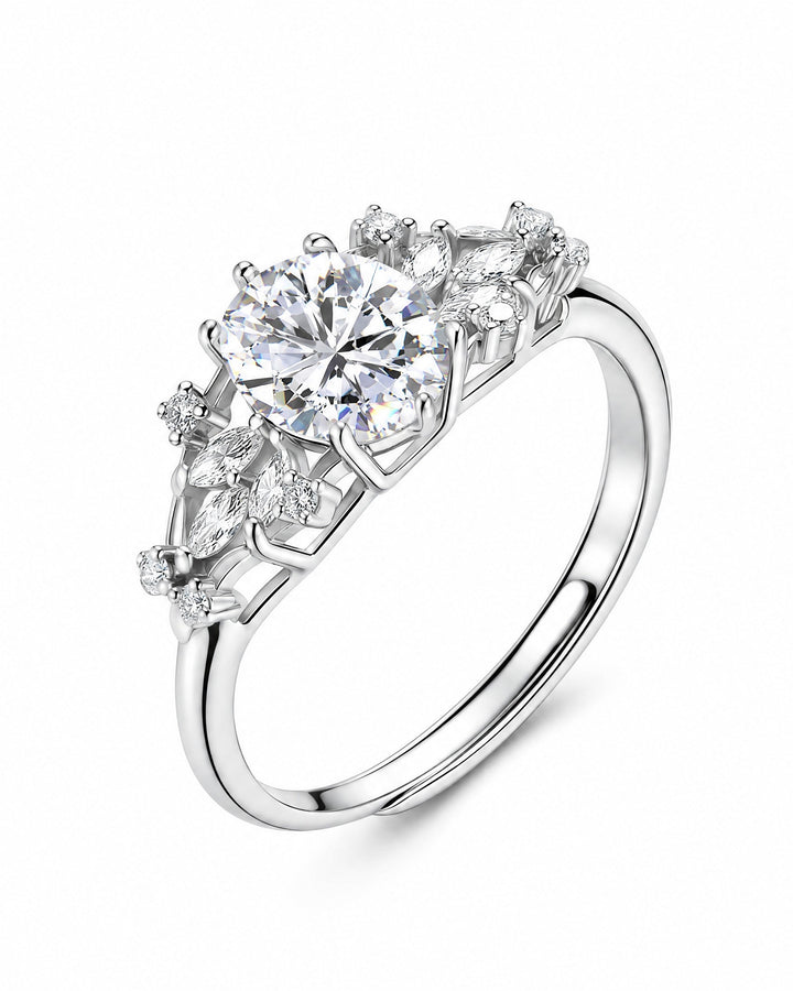 Feuillage Oval Ring — Amaurine