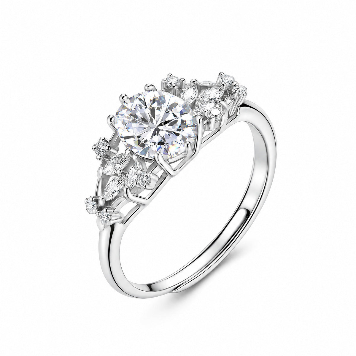 Feuillage Oval Ring — Amaurine