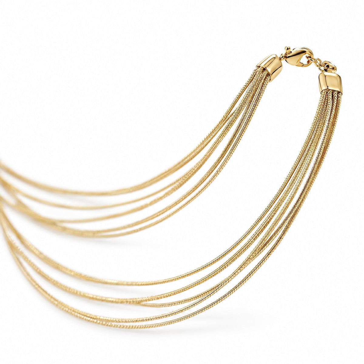 Harpe Layered Necklace — Amaurine