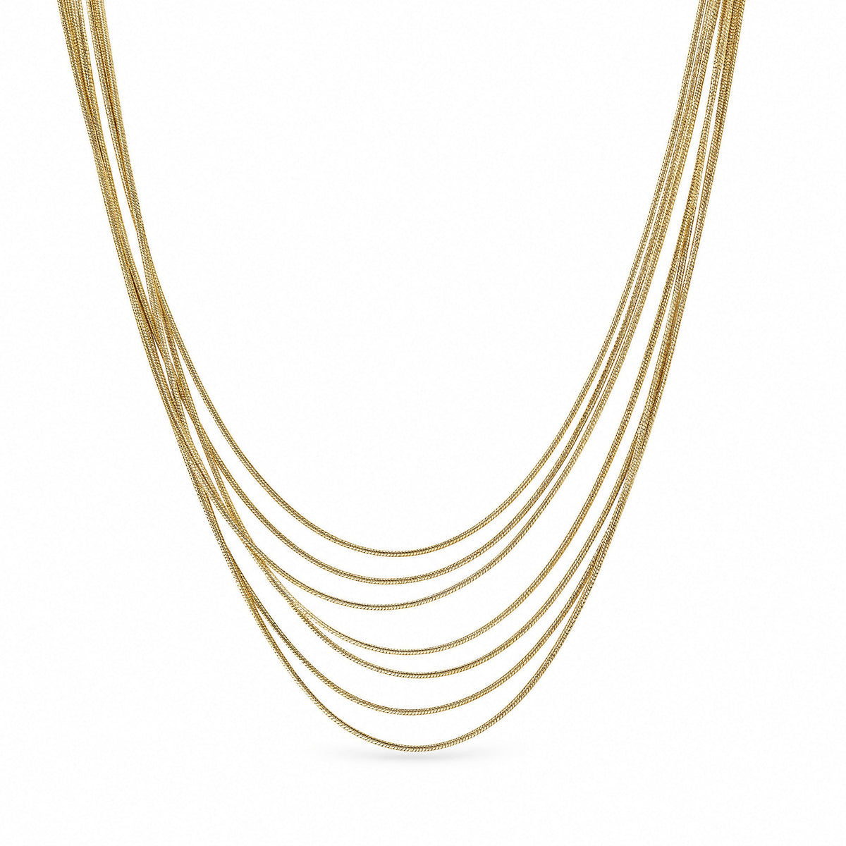 Harpe Layered Necklace — Amaurine