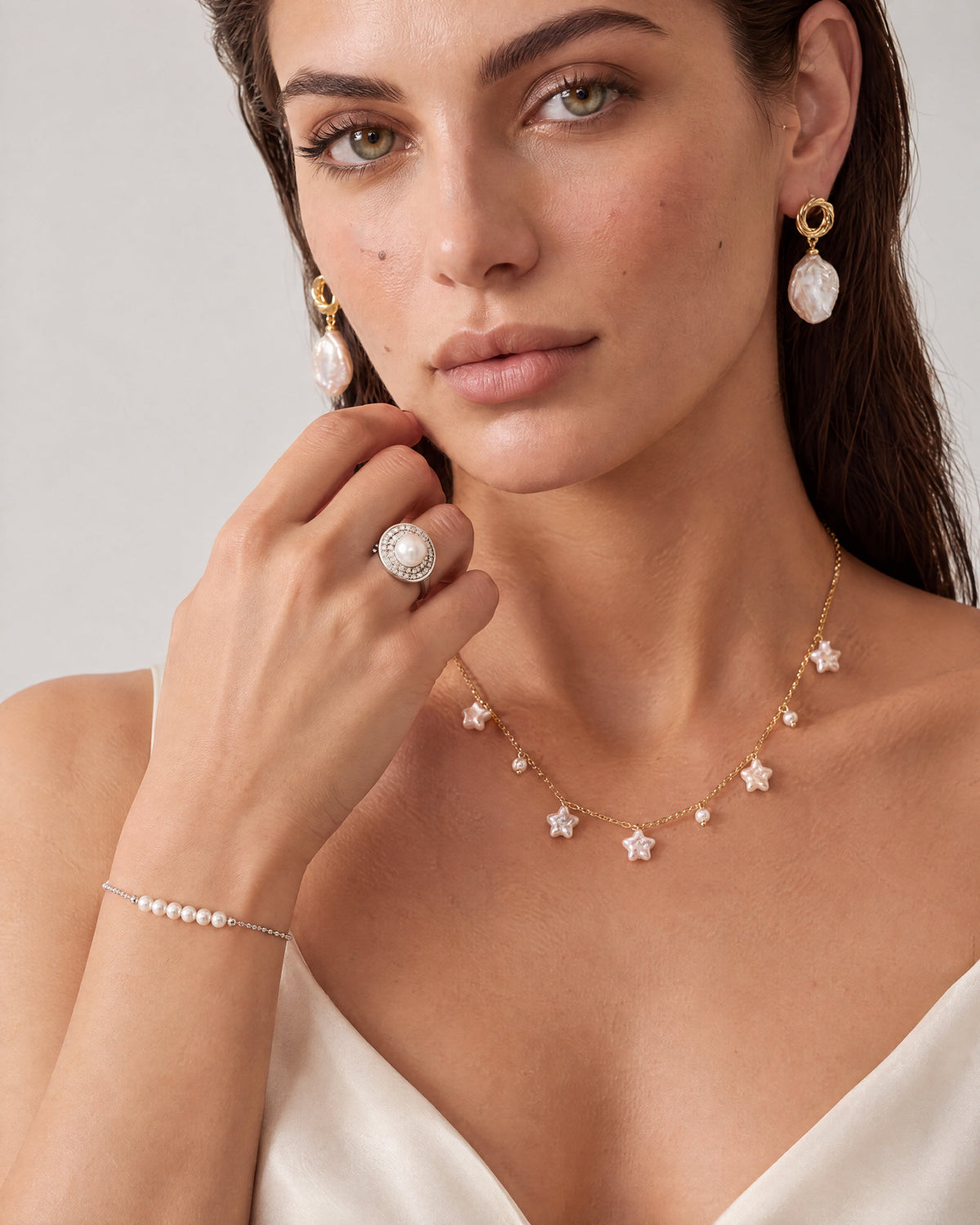 Sextuor Pearl Bracelet — Amaurine