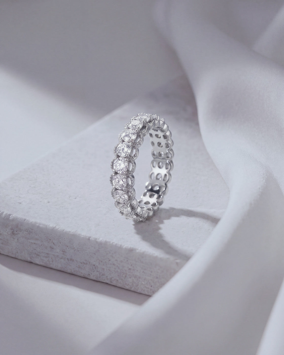 Rivière Ring — Sterling silver — Amaurine